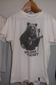 Tee-shirt Will Sing for honey